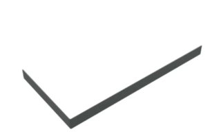 Экран Good Door Stella ГРАФИТ 1000x800